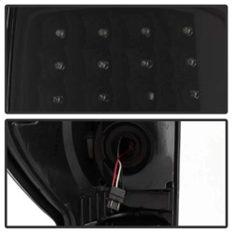 5013200 Xtune fits Toyota 07-13 Tundra LED Tail Lights Black ALT-ON-TTU07-LED-