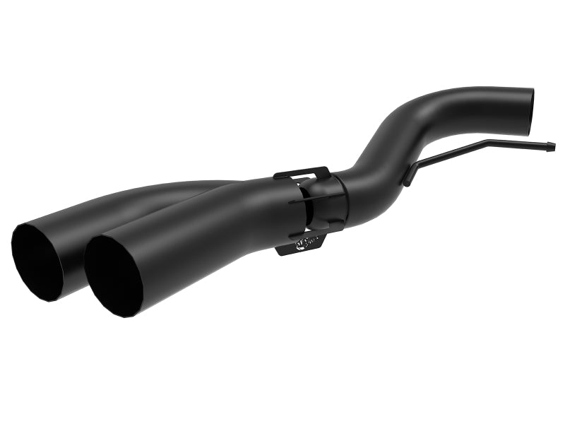 AFE 49-43108-B DPF-Back 409 SS Exhaust System w/Dual Black Tips 18-19 fits Ford