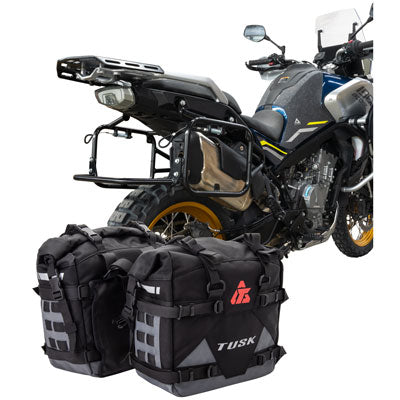 Tusk 2032160058 Pannier Racks Pilot Pannier Bags Bottle Holders Black Grey