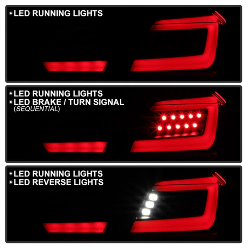Spyder 5088987 14-20 fits Chevy Impala LED Tail Lights - Black (ALT-YD-CHIP14-S
