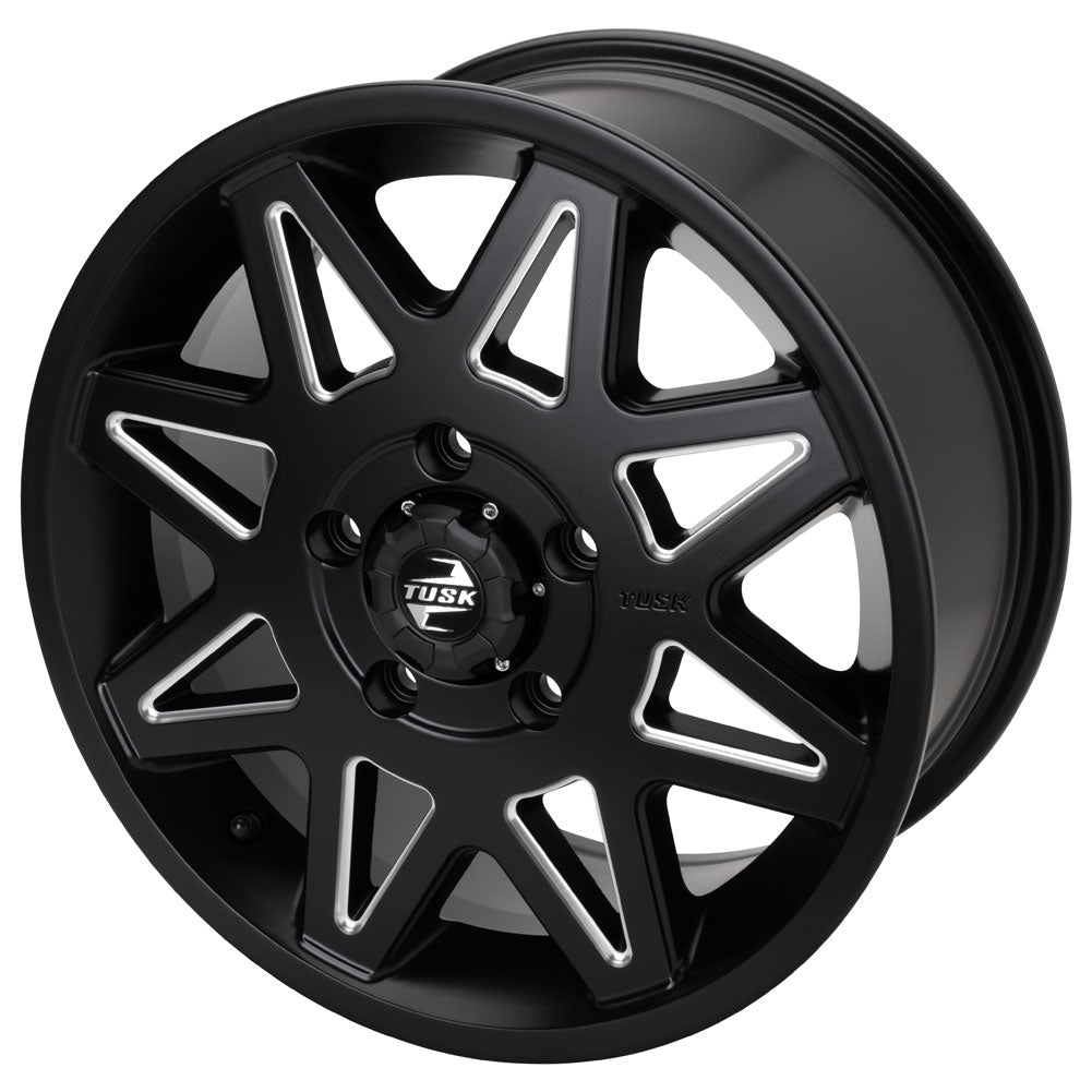 Tusk 2040890039 5/114.3 (5/4.5) Tintic Wheel 15x7 6.0 + 1.0 Milled/Black