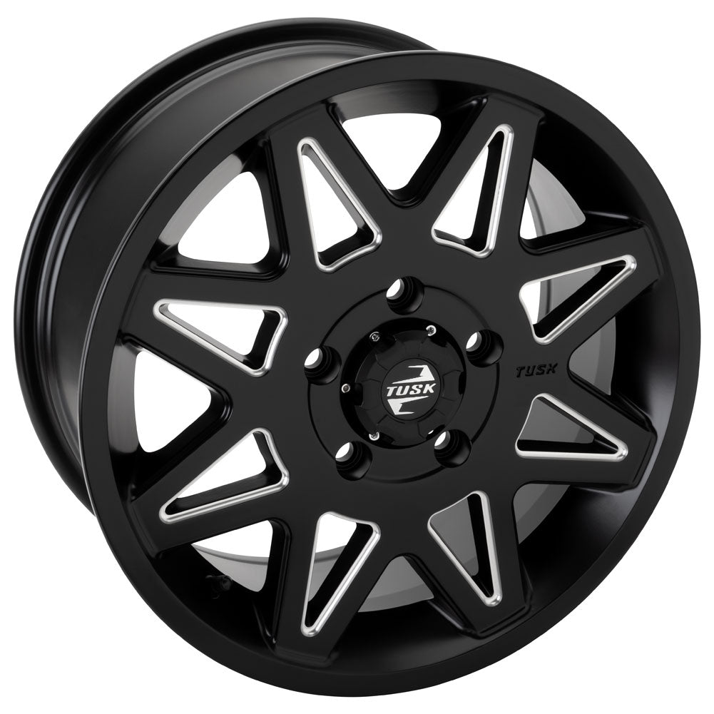 Tusk 2040890039 5/114.3 (5/4.5) Tintic Wheel 15x7 6.0 + 1.0 Milled/Black