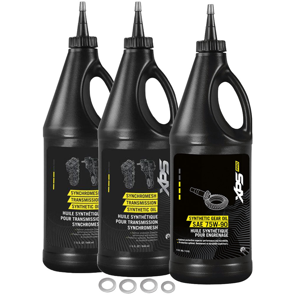 Tusk 2044120006 Drivetrain Oil Change Kit with Can-Am Oil