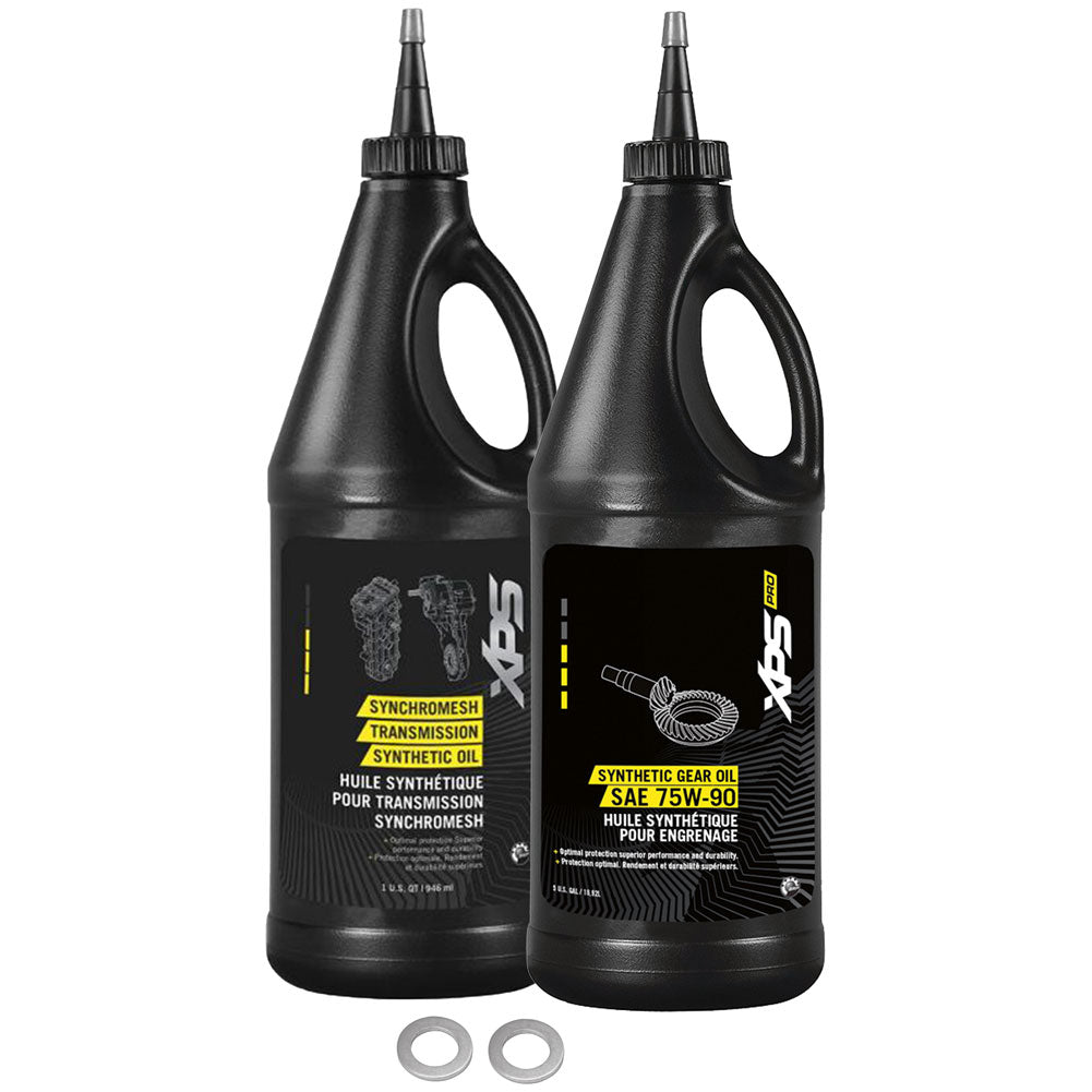 Tusk 2044120016 Drivetrain Oil Change Kit with Can-Am Oil