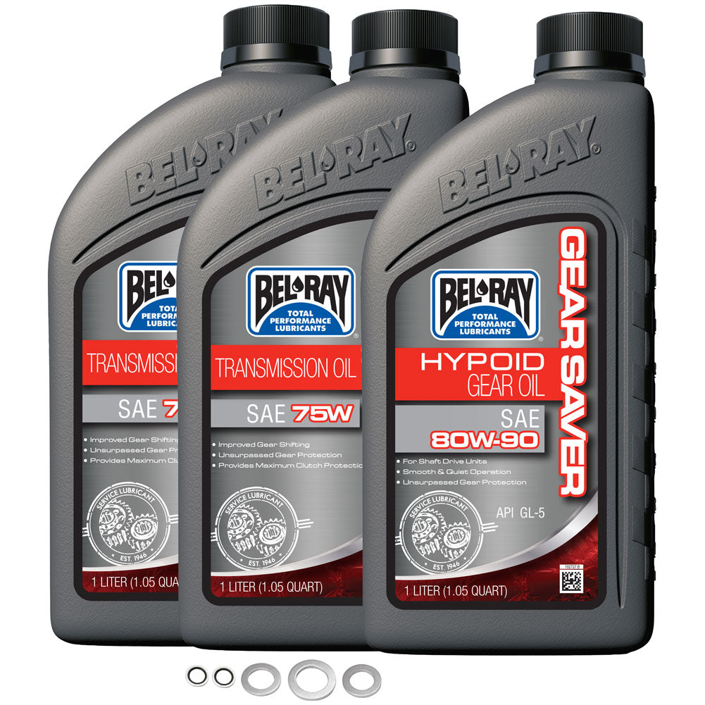 Tusk 2044120280 Drivetrain Oil Change Kit with Bel-Ray Oil