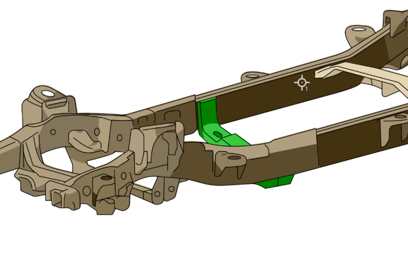 RustBuster RB7079 Transmission Crossmember