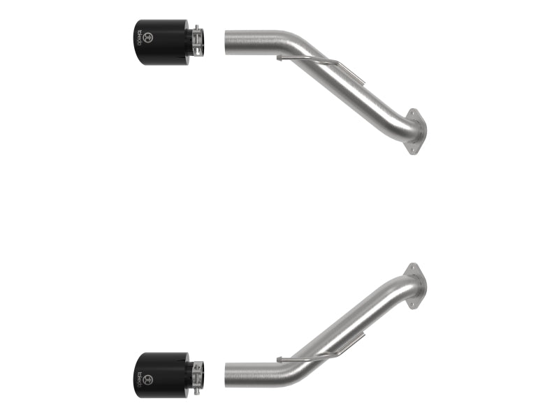 AFE 49-36137-B issan Z 23-23 V6-3.0L Takeda 2-1/2in 304 SS Axle-Back Exhaust Sy