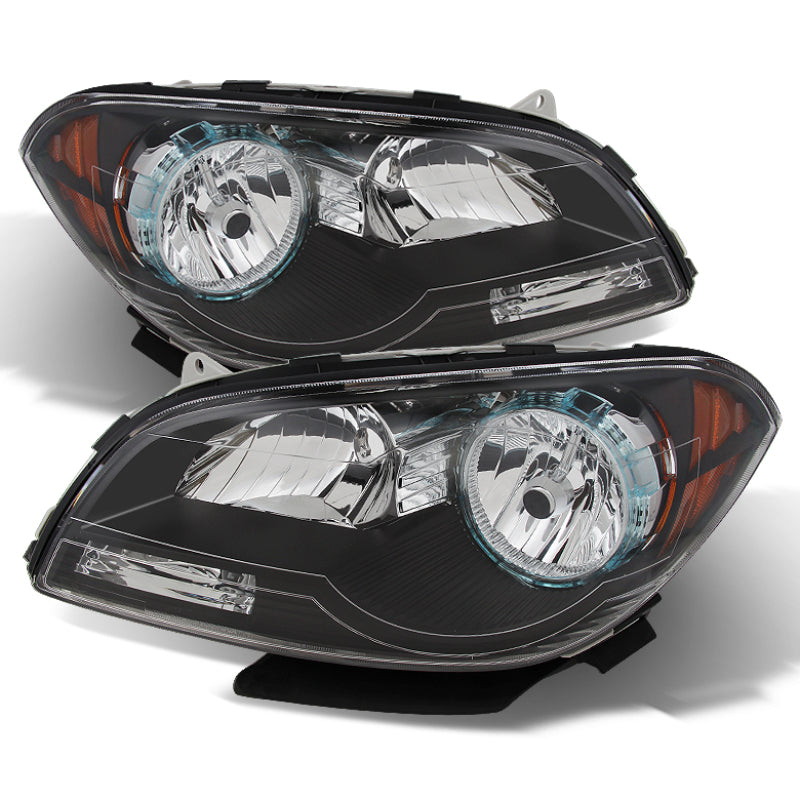 9026010 Xtune fits Chevy 08-20 Malibu 2012 Crystal Headlights Black HD-JH-CMA0