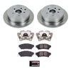 PowerStop KCOE5864 fits Lexus 10-15 RX350 Rear Autospecialty Kit w/Calipers