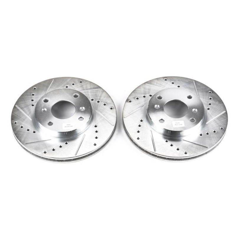 PowerStop fits Acura 98-99 CL Front Evolution Drilled & Slotted Rotors - Pair