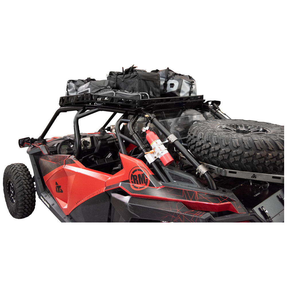 Tusk 2070140002 UTV Adventure Roof Rack With Tusk V2 Curved 30" Light Bar