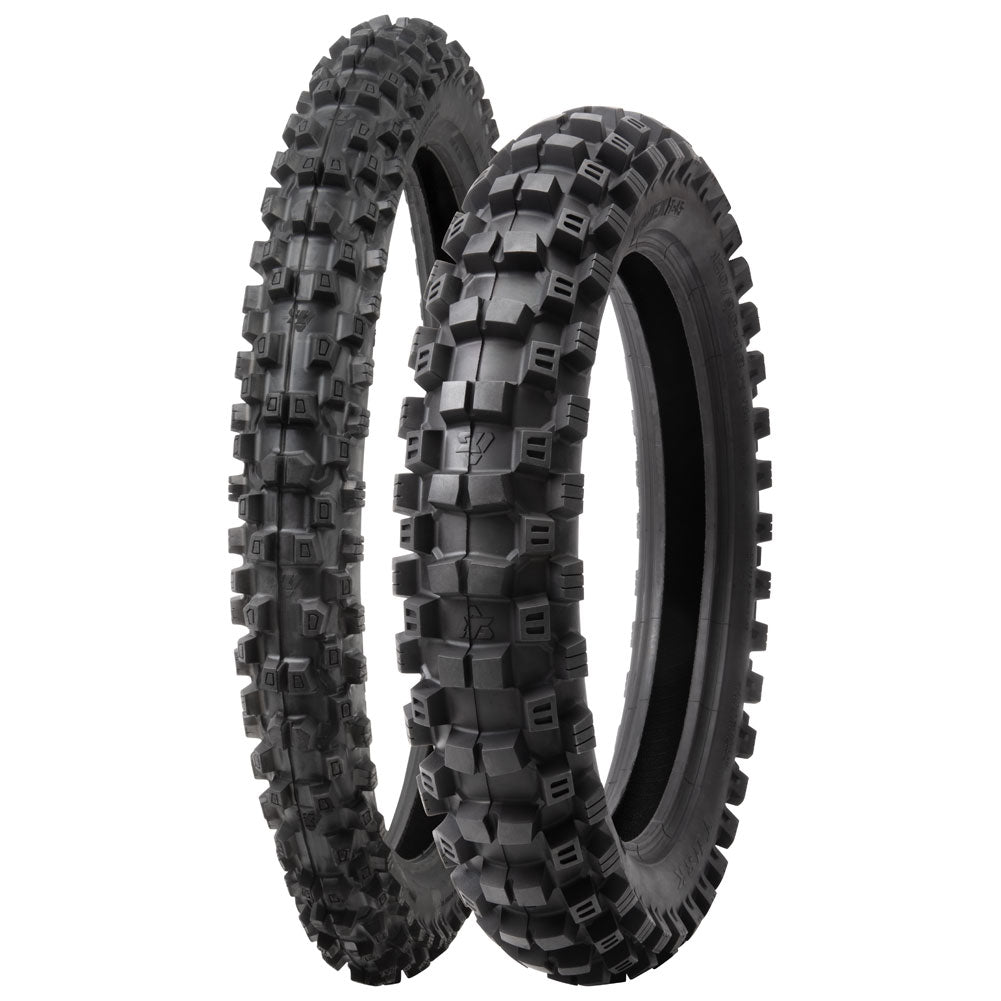 Tusk 2074950005 EMEX T-45 Int/Hard Terrain Tire Set 80/100x21 110/100x18