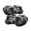 Spyder 5008695 fits Acura 98-01 Integra Projector Headlights LED Halo -Black Hi