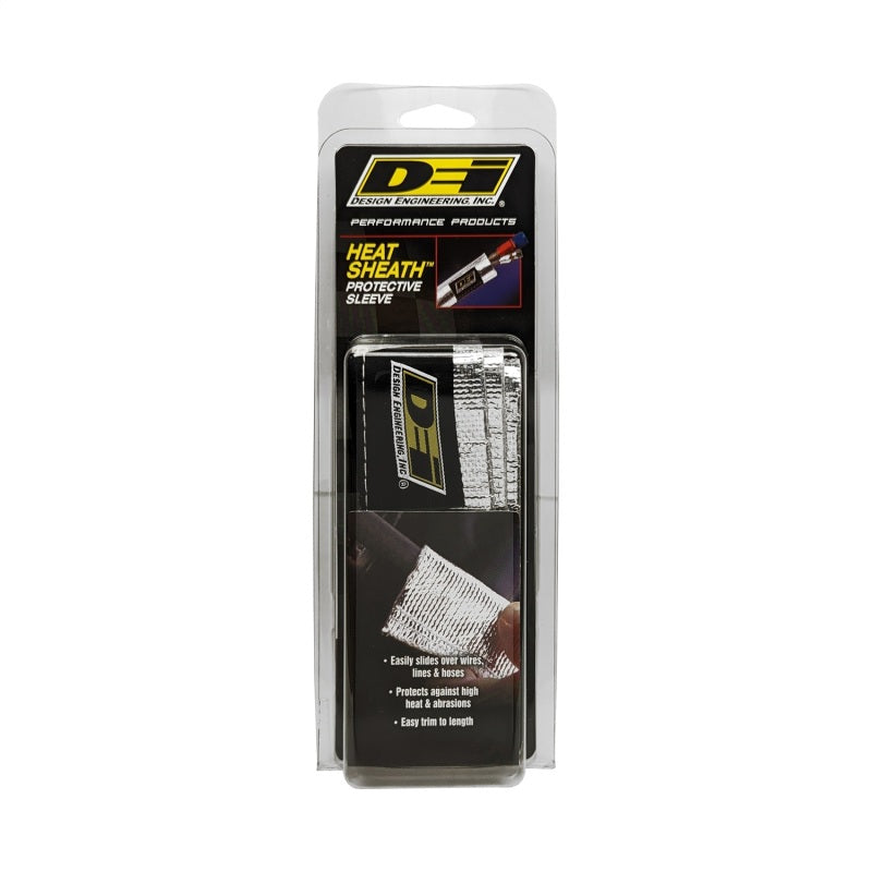 DEI 10403 Heat Sheath 3/4in x 3ft - Aluminized Sleeving - Sewn Edge