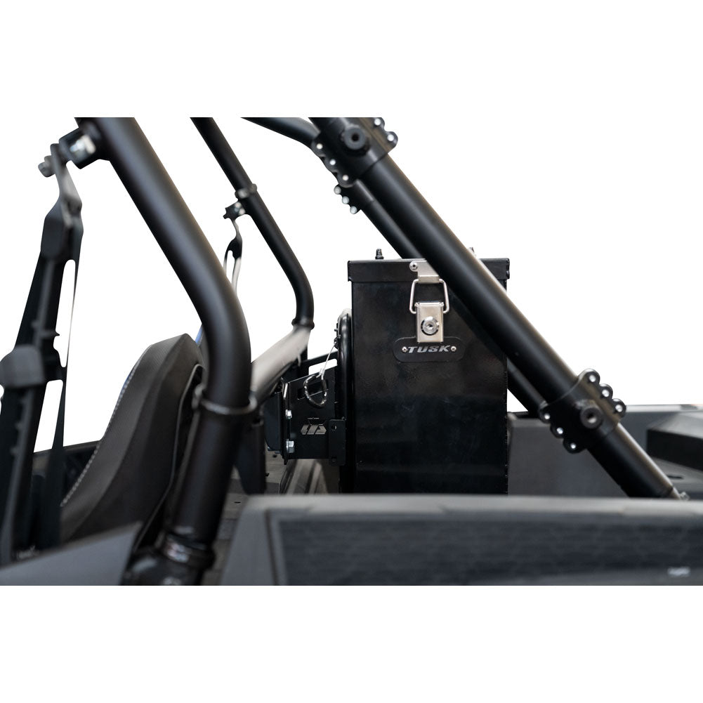 Tusk 2091470002 UTV Quick Release Cargo System- Bed Mounted Medium Box Black