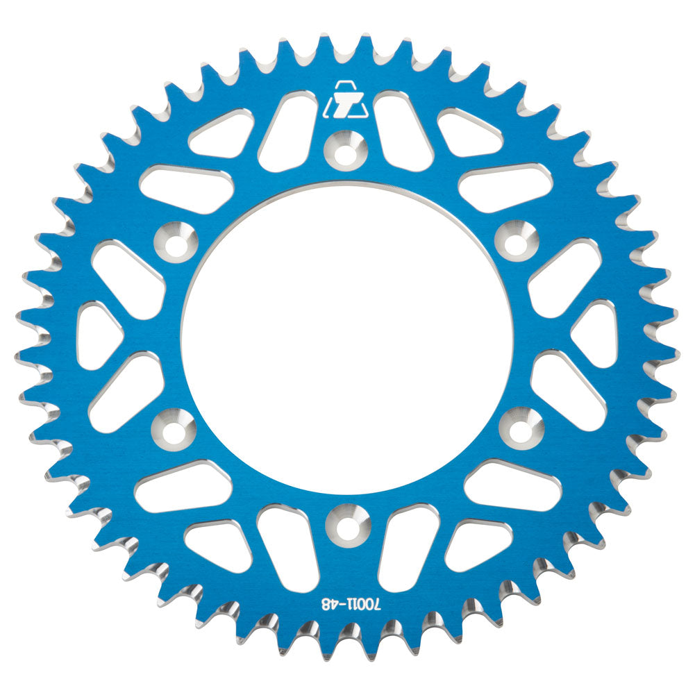 Tusk 2091670011 Rear Aluminum Sprocket 48 Tooth Blue
