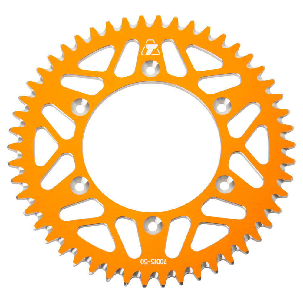 Tusk 2091670015 Rear Aluminum Sprocket 50 Tooth Orange