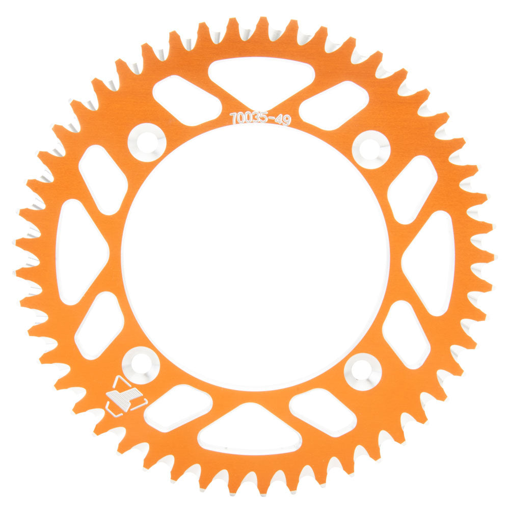 Tusk 2091670035 Rear Aluminum Sprocket 49 Tooth Orange