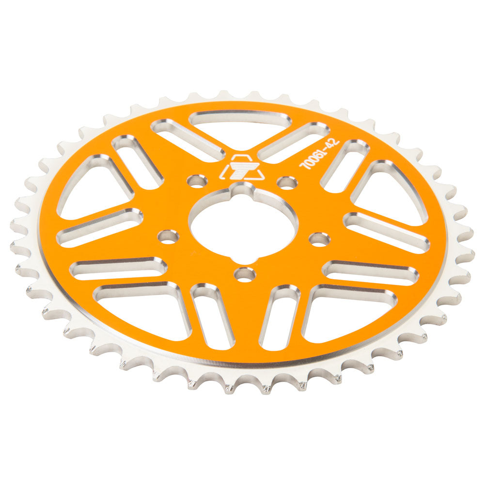 Tusk 2091670061 Rear Aluminum Sprocket 42 Tooth Orange