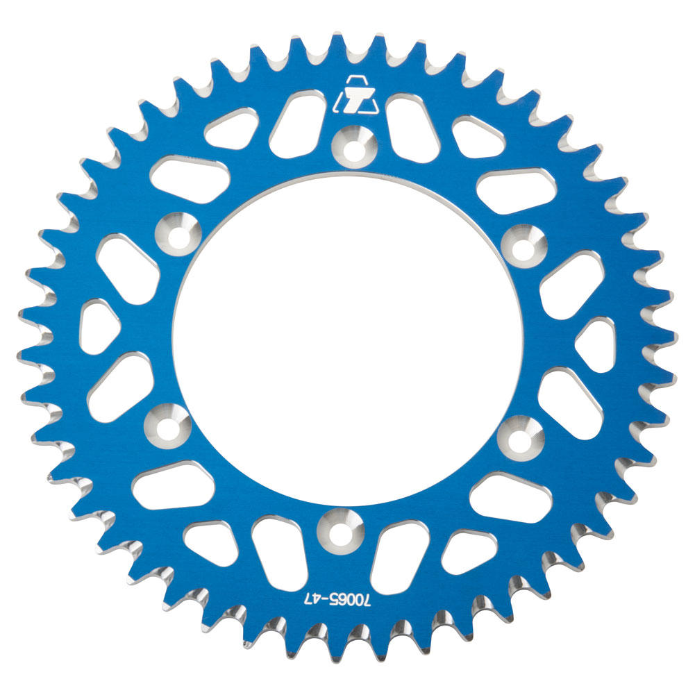 Tusk 2091670065 Rear Aluminum Sprocket 47 Tooth Blue