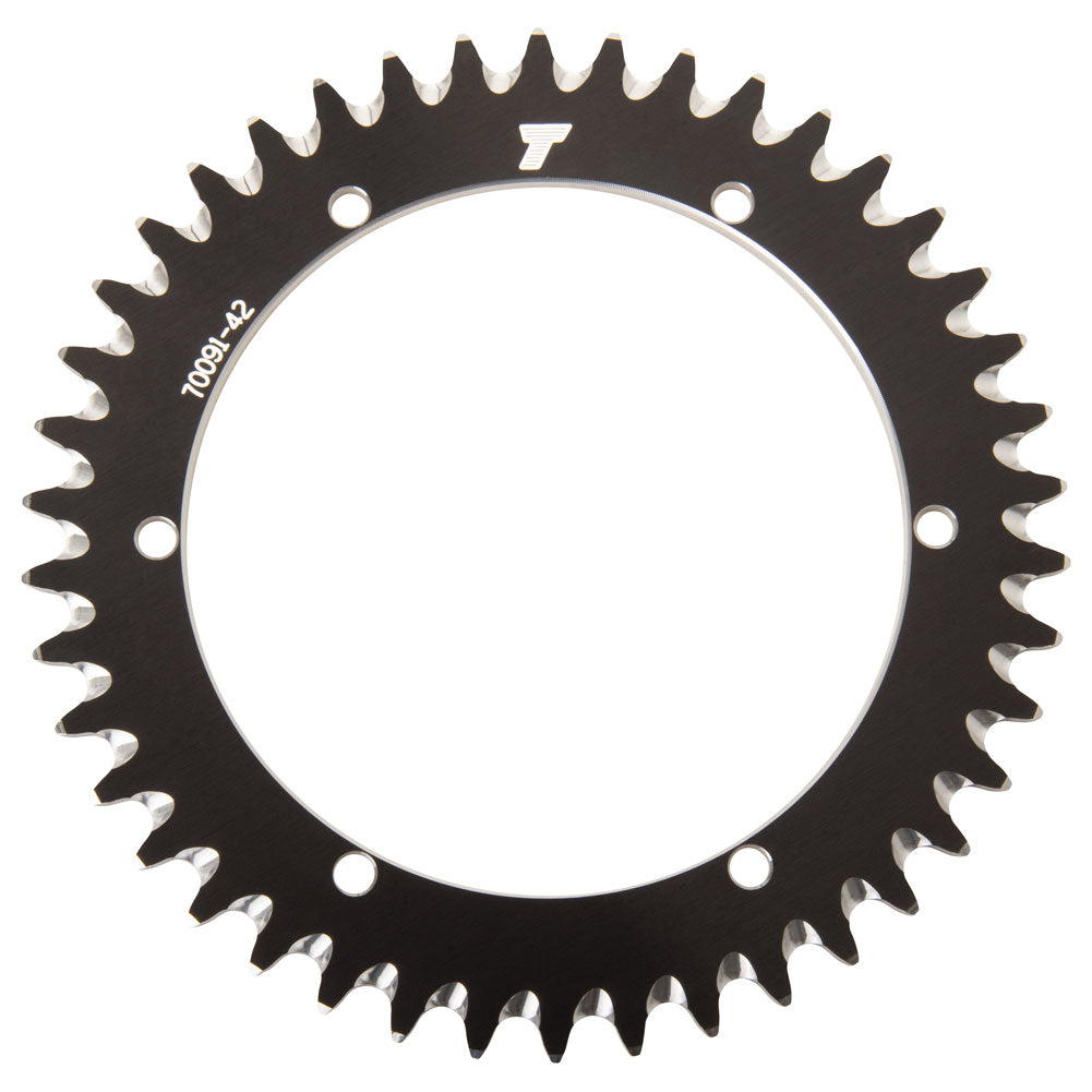 Tusk 2091670091 Rear Aluminum Sprocket 42 Tooth Black