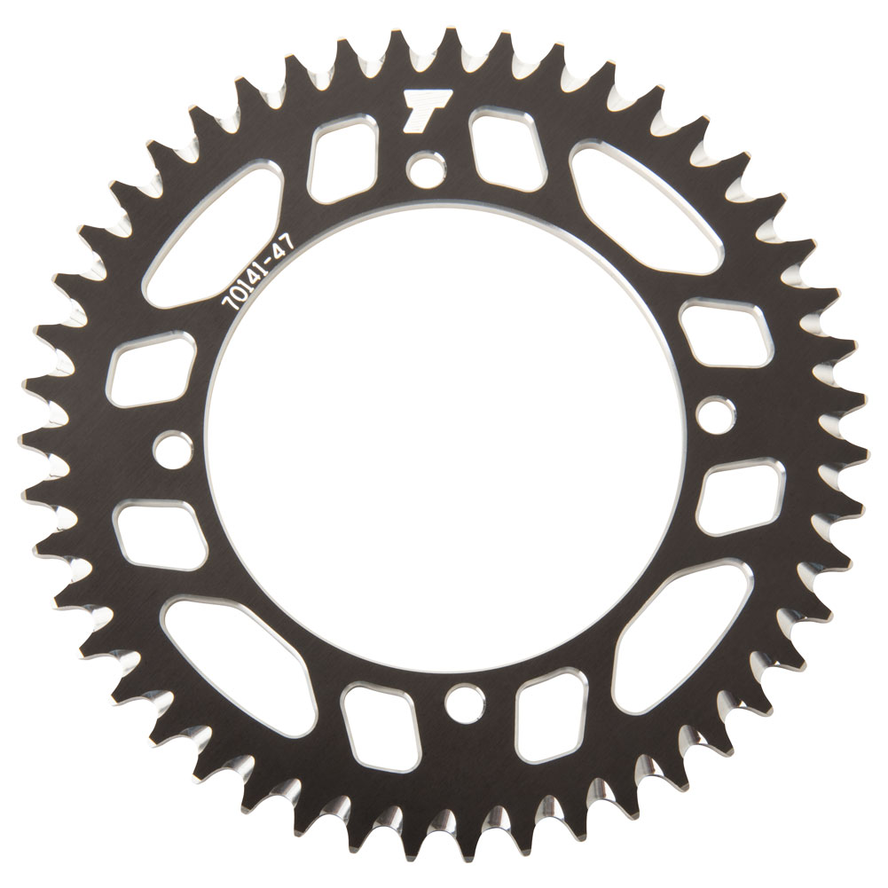 Tusk 2091670141 Rear Aluminum Sprocket 47 Tooth Black