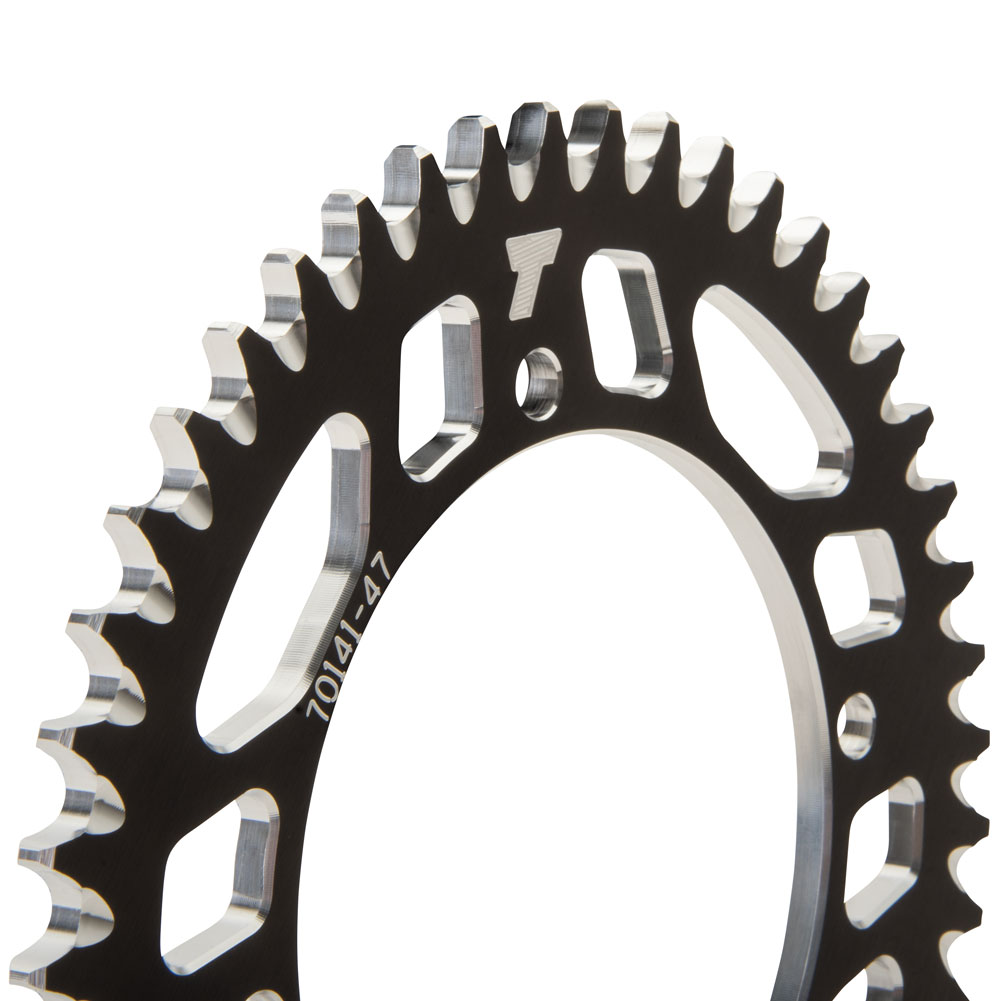 Tusk 2091670141 Rear Aluminum Sprocket 47 Tooth Black