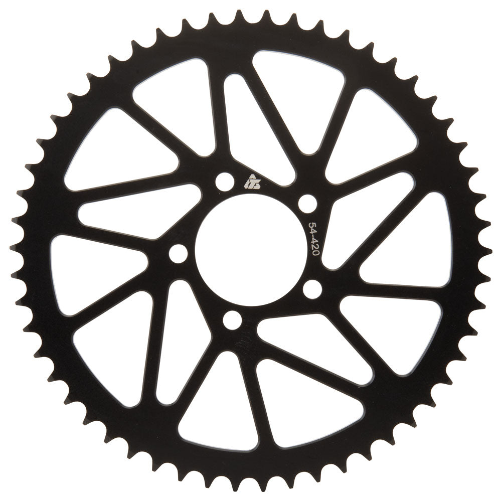 Tusk 2091670158 Rear Aluminum Sprocket 54 Tooth Black