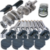 Eagle 14033040 fits Ford 302 TW Heads 3.400in Crank 5.400in H-Beam -6cc Flat Top 4.040in Pistons Rotating Assembly