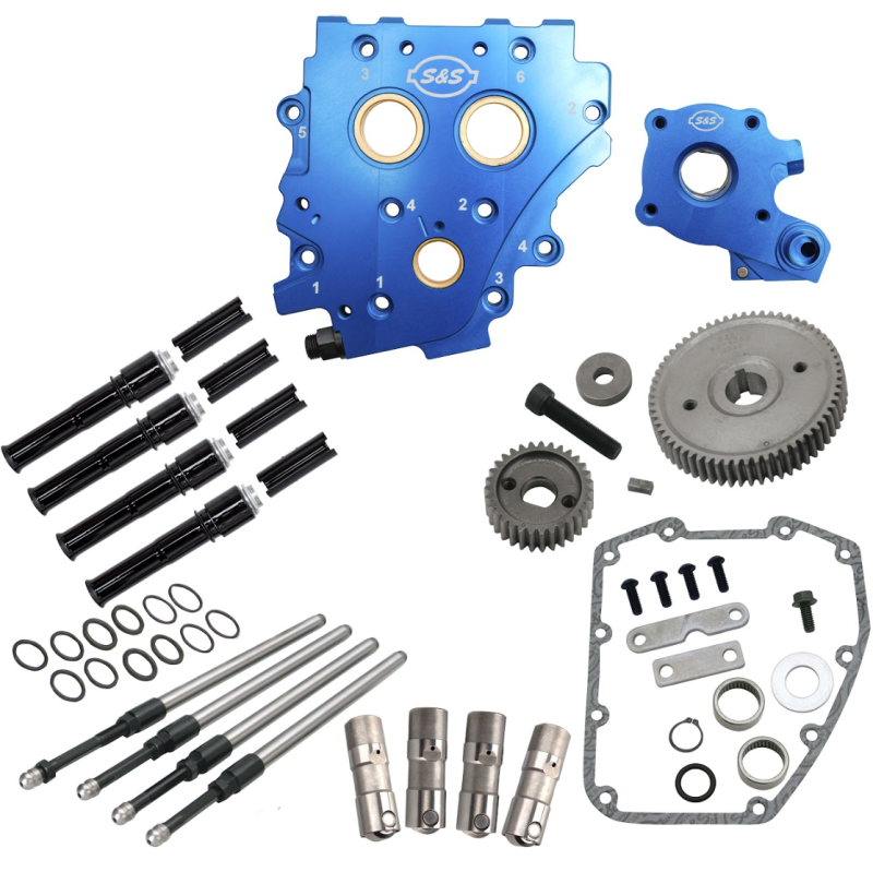 S&S 310-1268 Cycle 2006 Dyna/2007+ BT Gear Drive Cam Chest Kit w/o Cam - Black P