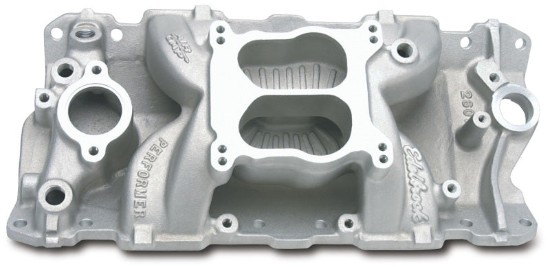 Edelbrock 2601 fits SBC Perf Air Gap Manifold