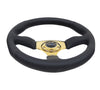 NRG RST-023GD-R RST-023GD-R Reinforced Steering Wheel Leather Race Comfort Grip