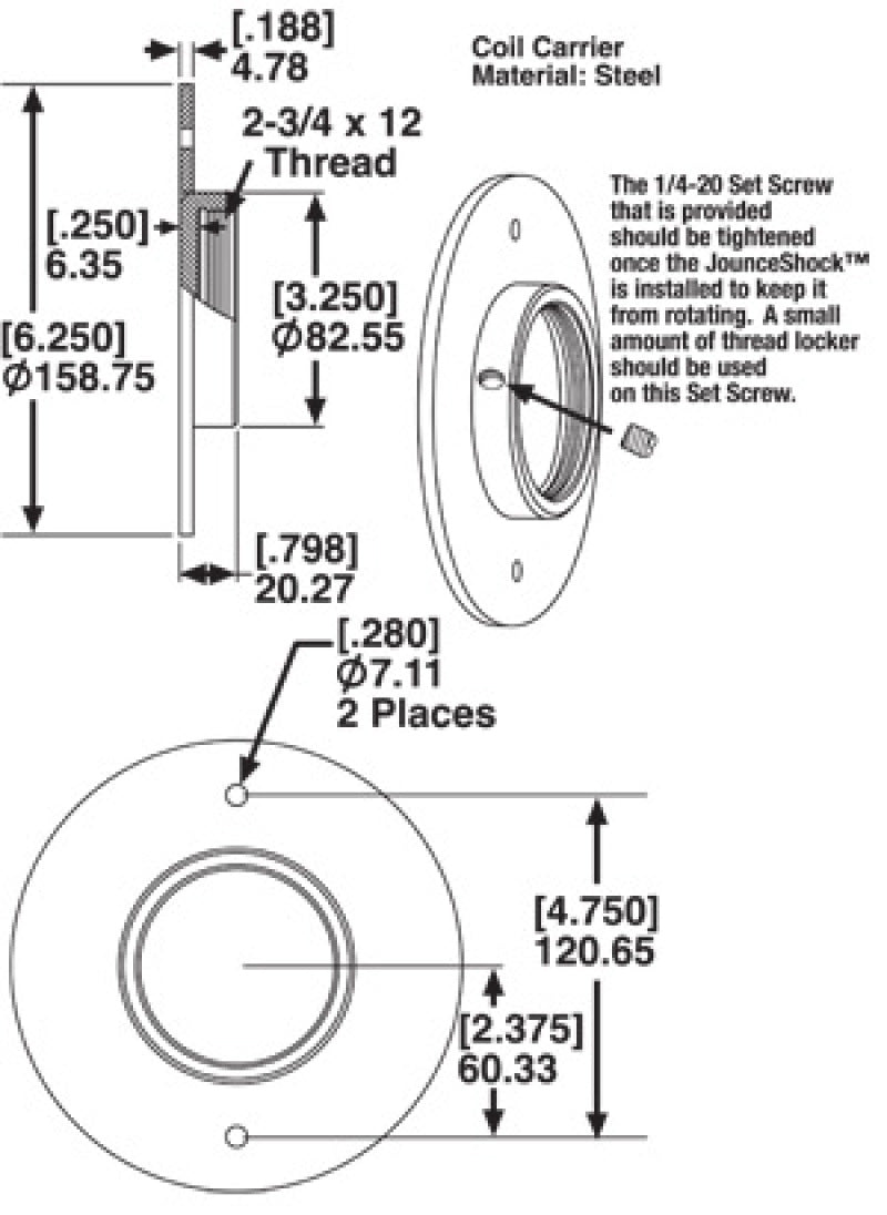 SPC Performance 25508 END MOUNT & ADAPTOR ASSY