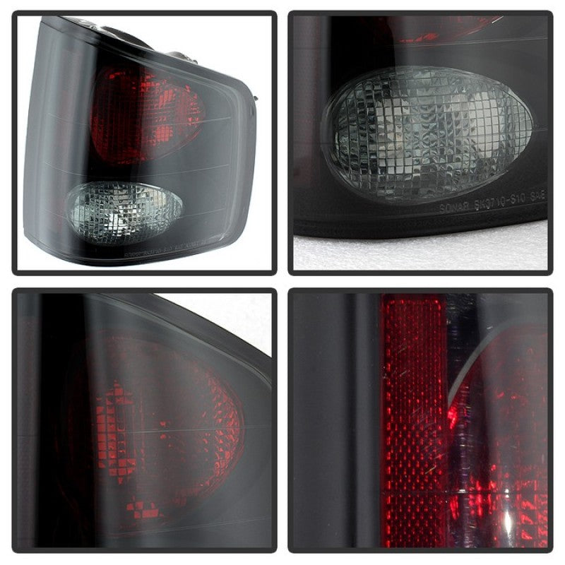 Spyder 5078049 fits Chevy 94-04 S10 /fits Isuzu Hombre 96-00 Euro Tail Lights B