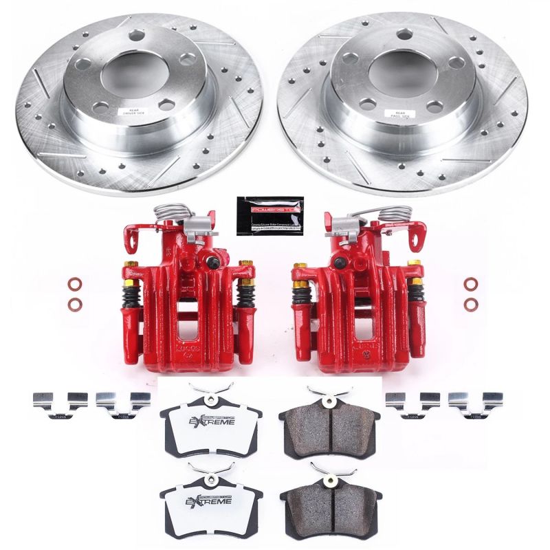 PowerStop fits Audi A6 Quattro Rear Z26 Street Warrior Brake Kit w/Calipers