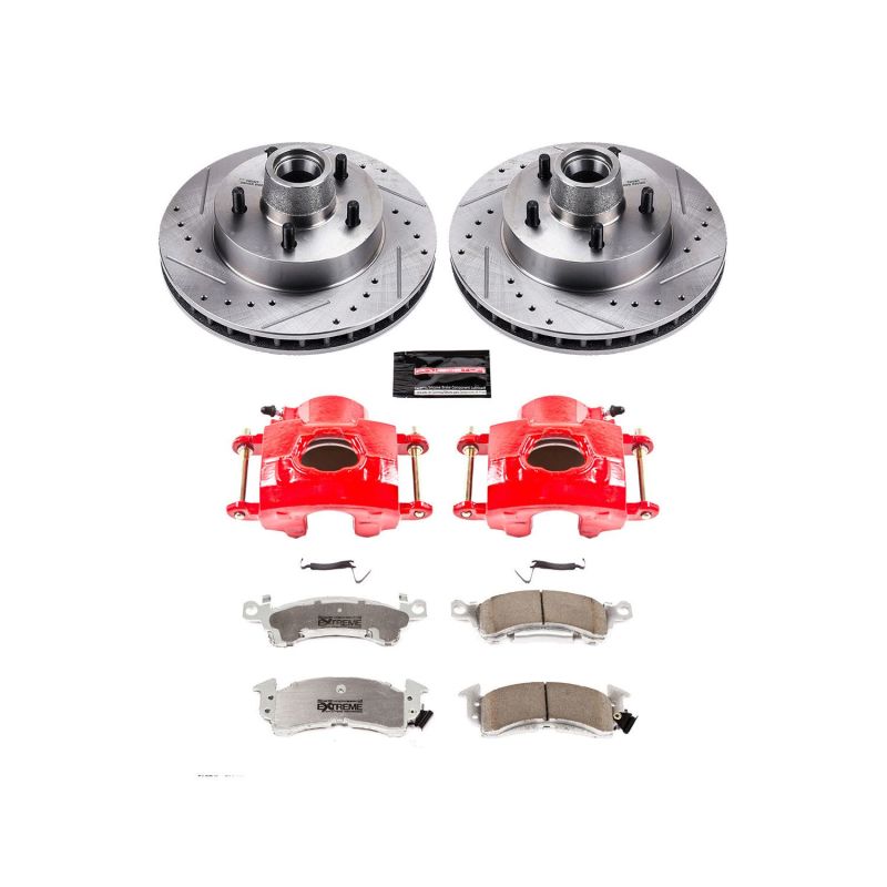 Power Stop KC4539-26 93-96 fits Cadillac Fleetwood Front Z26 Street Kit w/Cals