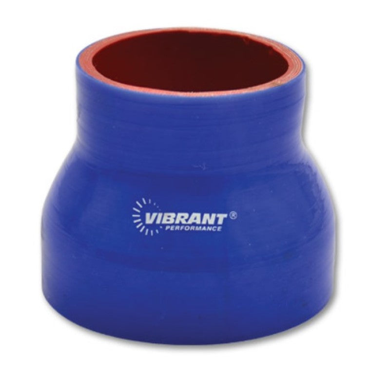 Vibrant 19731B 4 Ply Reducer Coupler 3in ID x 2.5in ID x 4.5n Long - Blue