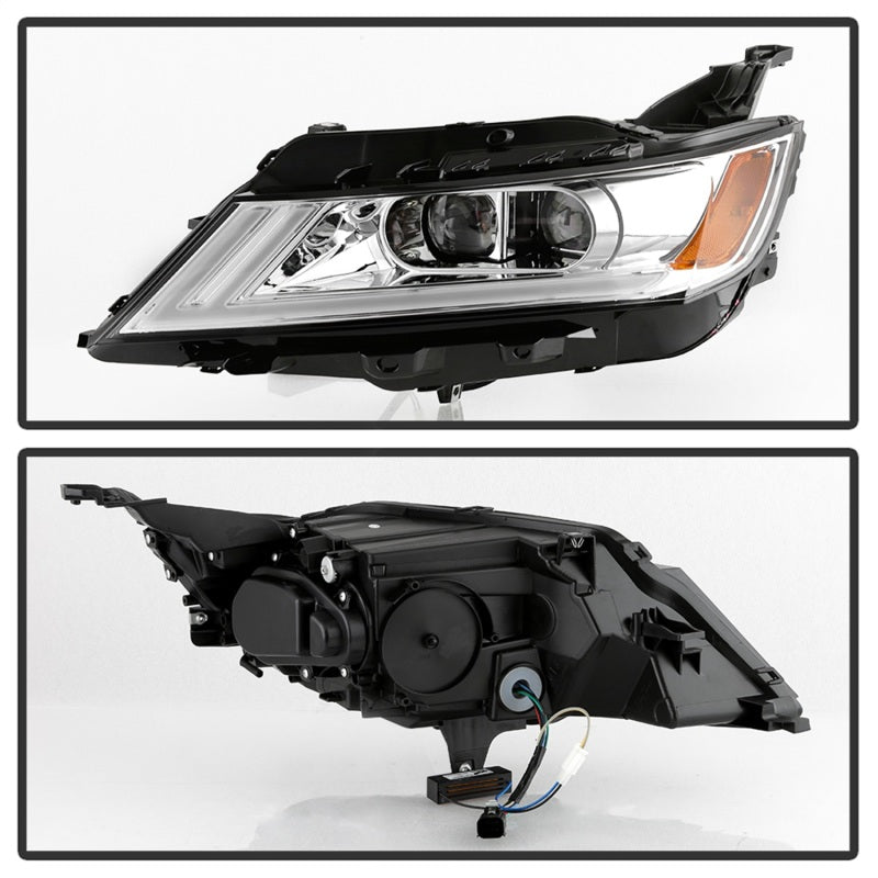 xTune 9042898 14-18 fits Chevy Impala (Excl Limited) DRL Halogen Proj Headlight