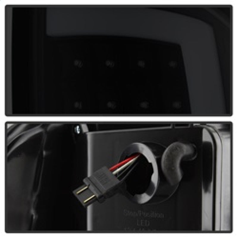 xTune 9038518 07-13 fits GMC Sierra 1500 LED Tail Lights - Black Smoke (ALT-ON-