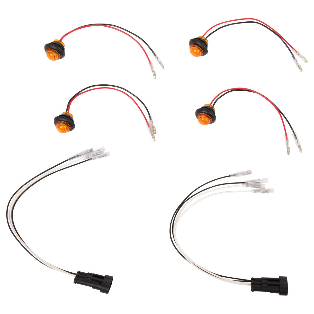 Tusk 2102330008 Plug and Play UTV Signal & Horn Kit with Button Lights