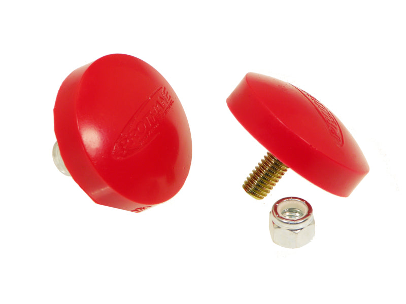 Prothane 19-1316 Universal Bump Stop 11/16X2 Button - Red