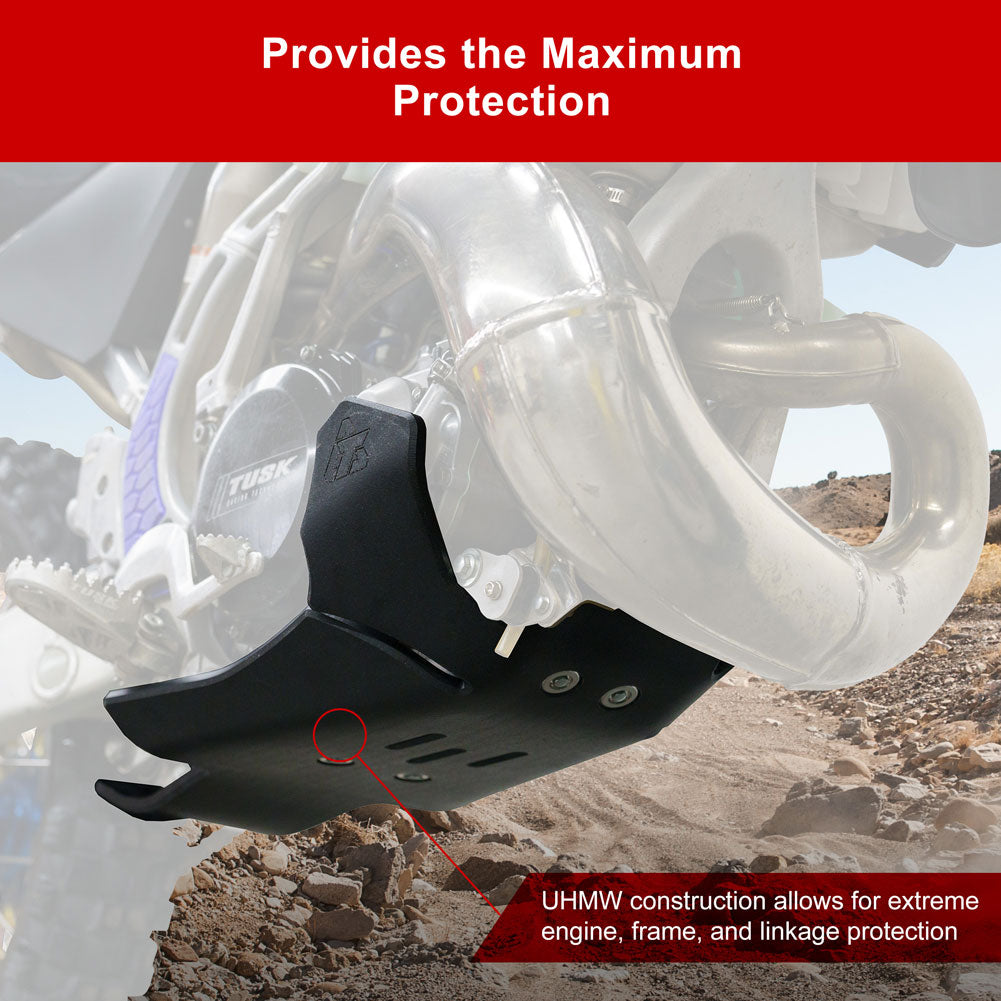 Tusk 2119120008 Severe Impact UHMW Dirt Bike Skid Plate