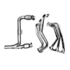 BBK 40500 fits Jeep 07-11 3.8 V6 Long Tube Exhaust Headers And Y Pipe And Conve