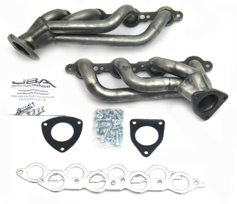 JBA 1850S-3 fits GM Truck 6.0L LS w/o EGR 1-5/8in Primary Raw 409SS Cat4Ward Header
