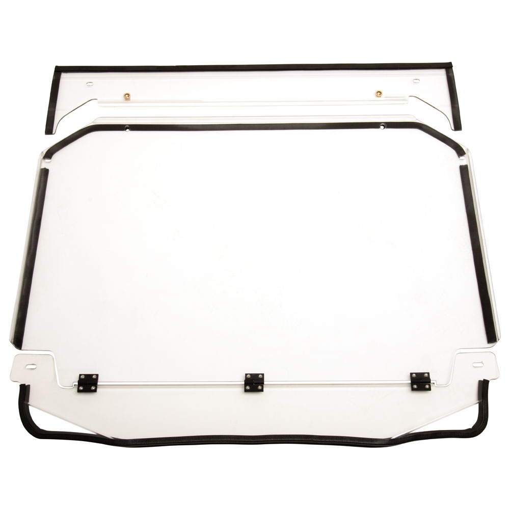 Tusk 2132640001 UTV Folding Detachable Polycarb Windshield Scratch Resistant