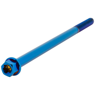 Tusk 2138960001 Titanium Seat Bolt Burnt Blue