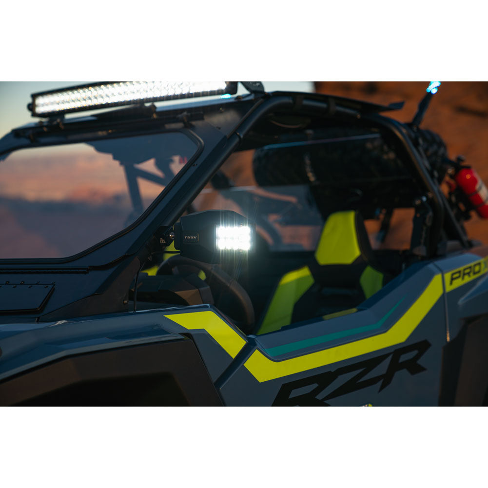 Tusk 2145660001 UTV LED Side View Mirrors 1 3/4" - 1 7/8"