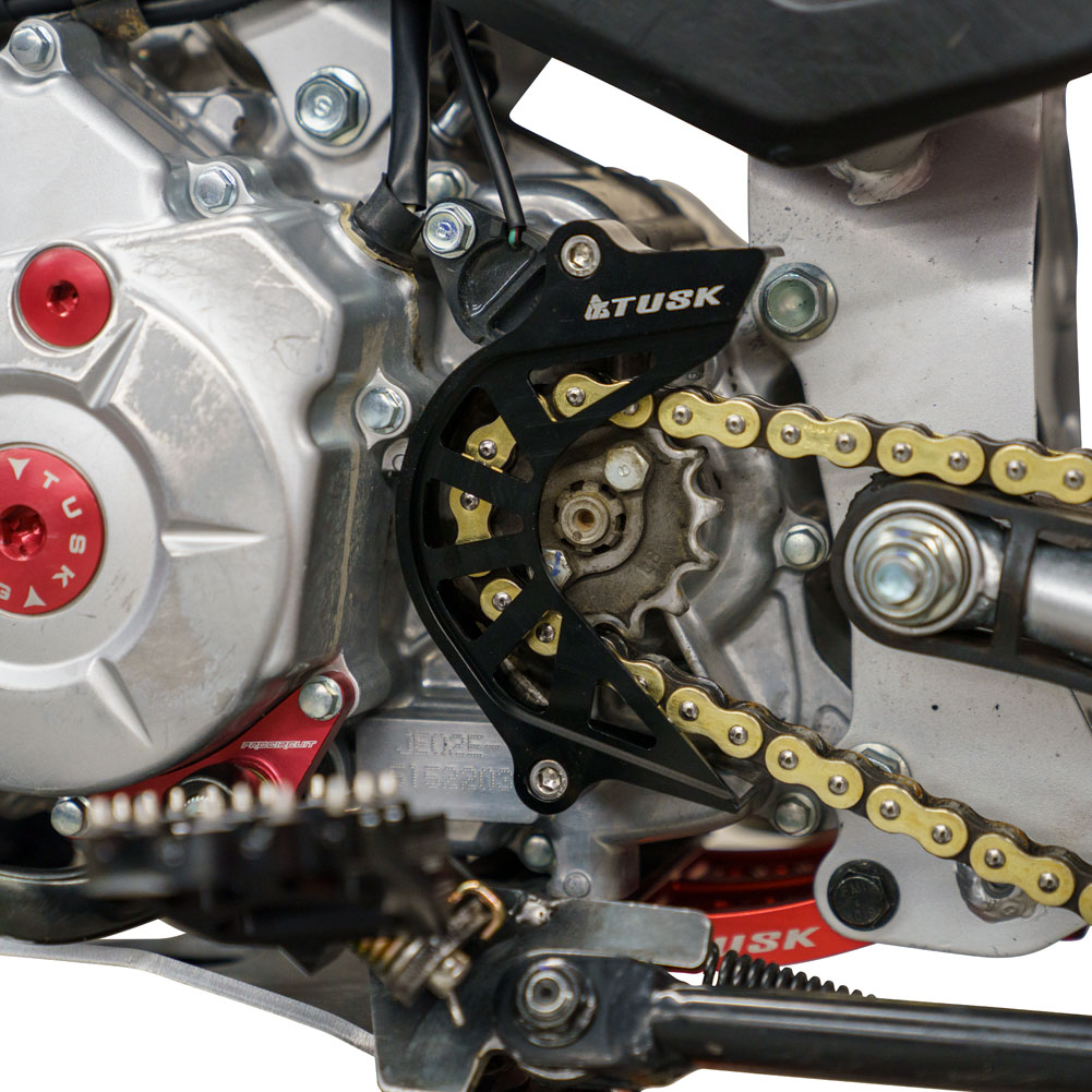 Tusk 2146030001 Front Sprocket Guard Black
