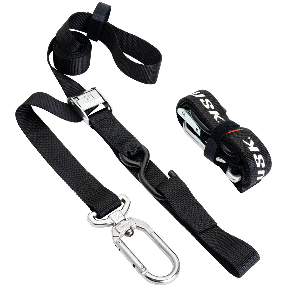 Tusk 2149380001 Swivel-Hook Carabiner Soft-Loop Buckle Tie Downs
