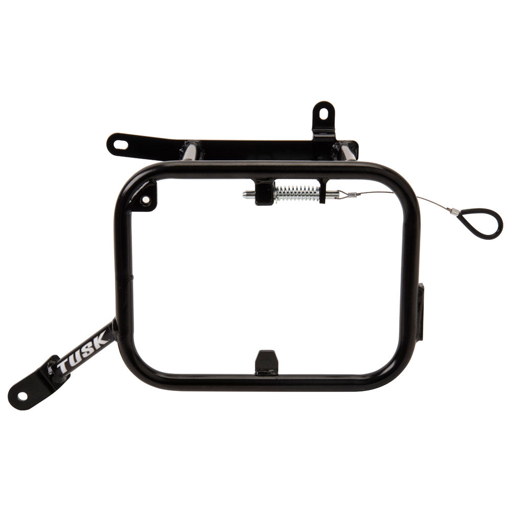 Tusk 2149440023 Pannier Racks with Nelson Rigg Hurricane Dry Saddlebags Black